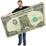 One Million Dollar Novelty Blanket Million Dollar Wool Blanket Flannel Funny Banknote Dollar Plush Rug#