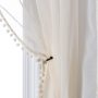 Solid color Curtains and Tulle Sheer Window Curtain for Bedroom, Modern Living Room Curtain#