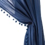 Solid color Curtains and Tulle Sheer Window Curtain for Bedroom, Modern Living Room Curtain#