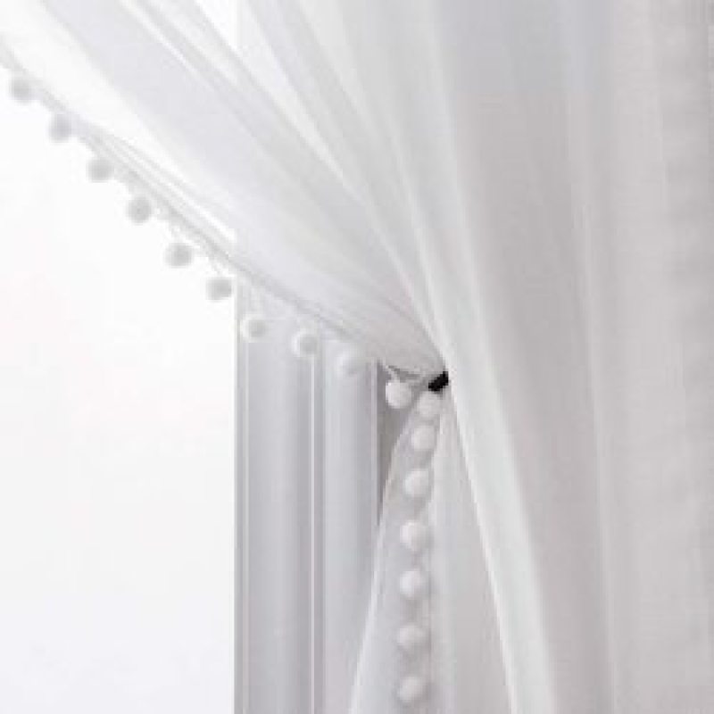 Solid color Curtains and Tulle Sheer Window Curtain for Bedroom, Modern Living Room Curtain#
