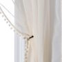 Solid color Curtains and Tulle Sheer Window Curtain for Bedroom, Modern Living Room Curtain#