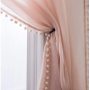 Solid color Curtains and Tulle Sheer Window Curtain for Bedroom, Modern Living Room Curtain#