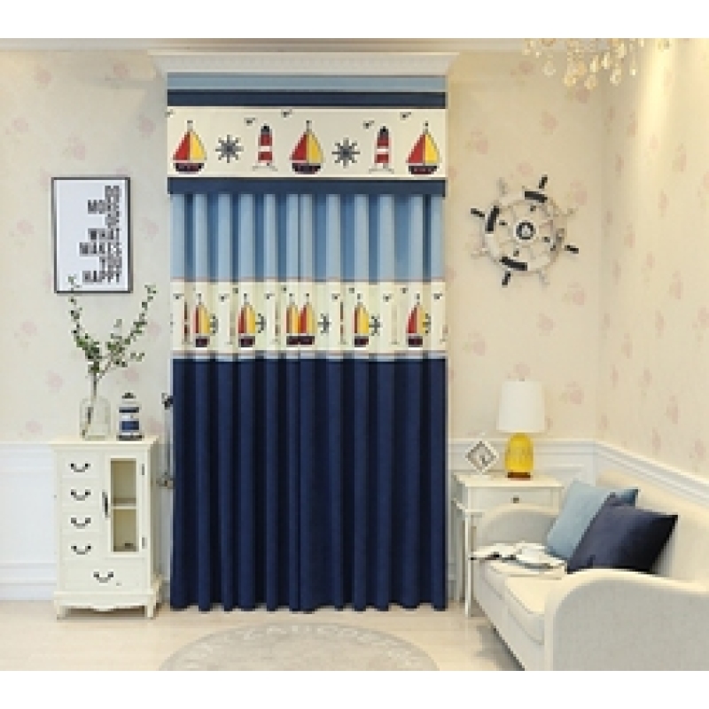 For Home Kids Bed Printed Valance Curtains Fabric,Online Store Bedroom Curtain Blackout Piece Sale$