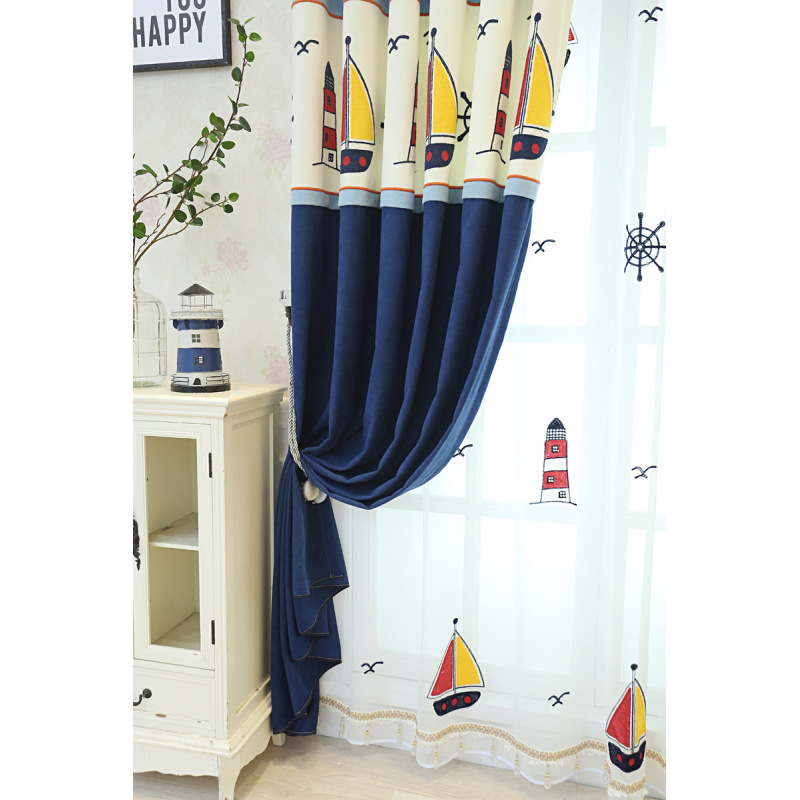 For Home Kids Bed Printed Valance Curtains Fabric,Online Store Bedroom Curtain Blackout Piece Sale$
