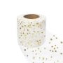 Tulle Glitter Fabric Spool Rolls 2.5 inch x 25 Yards with Sparkling Star Sequin gauze table runner for Birthday Gift Wrapping