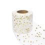 Tulle Glitter Fabric Spool Rolls 2.5 inch x 25 Yards with Sparkling Star Sequin gauze table runner for Birthday Gift Wrapping