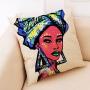 50 X 50 Cm Sofa Pillow Case Cushion Cover, African Cushion/