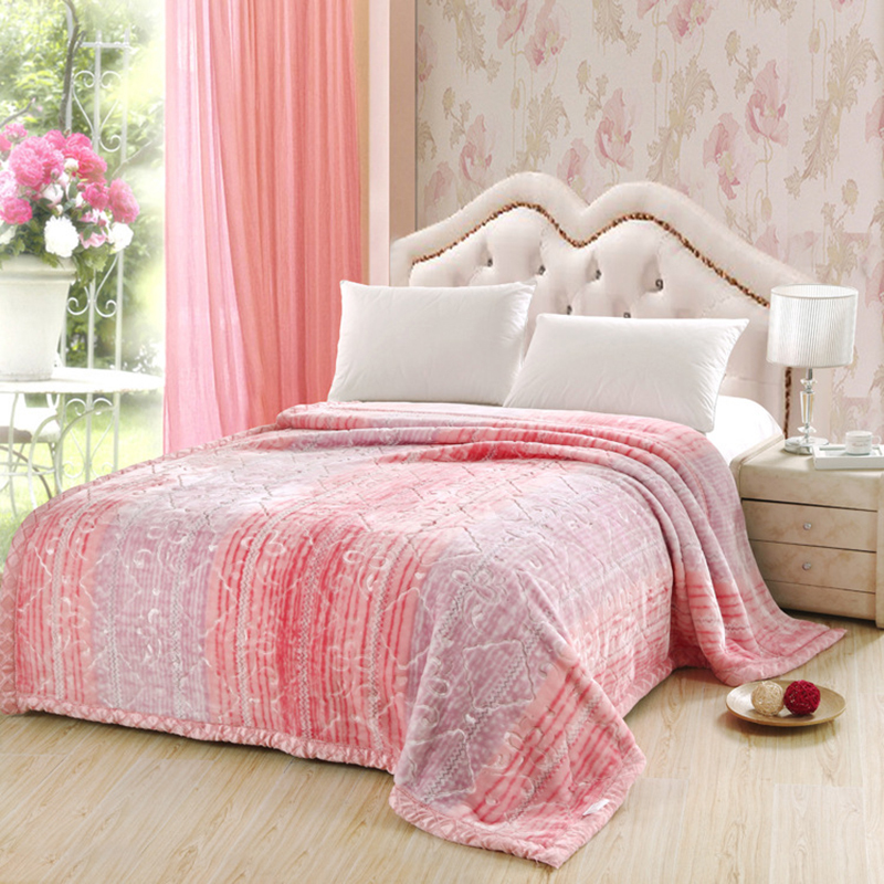 cheap wholesale blankets for winter fleece, Flower Pattern custom blanket printed/