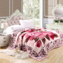 cheap wholesale blankets for winter fleece, Flower Pattern custom blanket printed/
