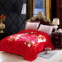 cheap wholesale blankets for winter fleece, Flower Pattern custom blanket printed/
