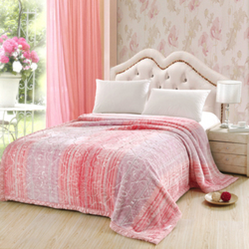 cheap wholesale blankets for winter fleece, Flower Pattern custom blanket printed/