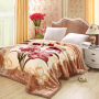 cheap wholesale blankets for winter fleece, Flower Pattern custom blanket printed/