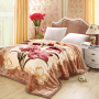 cheap wholesale blankets for winter fleece, Flower Pattern custom blanket printed/