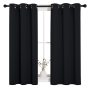 2022 blackout curtain on hooks baby blackout curtains travel blackout curtain with lights drape Plain fabric