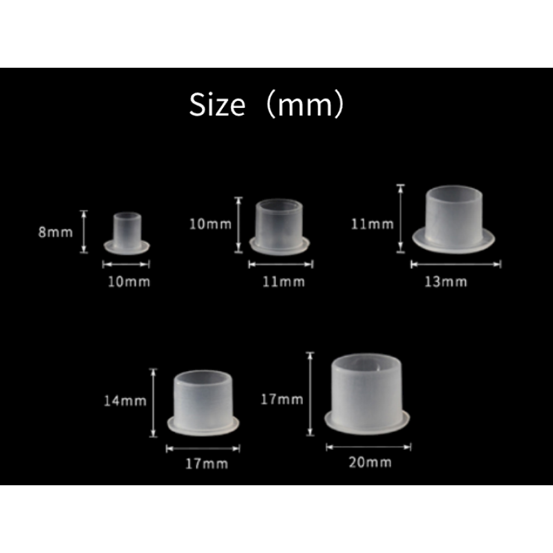 NB Tattoo Ink Pigment Cup,Three models of large,medium and small, tattoo supplies1000pcs/pack, 500pcs/pack