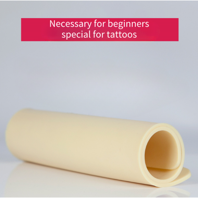 Special for tattoo, novice practice skin, soft and thick silicone material, suitable for all kinds of tattoo practice