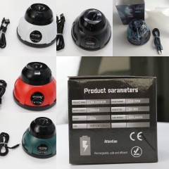 Inksoul Lab Vortex Shakers with USB Charging, 5200RPM Mini Vortex Mixer for Paints, Tattoo Ink, Gel Polish and Eyelash Adhesives, Lab Paint Mixer, Nail Polish Shaker