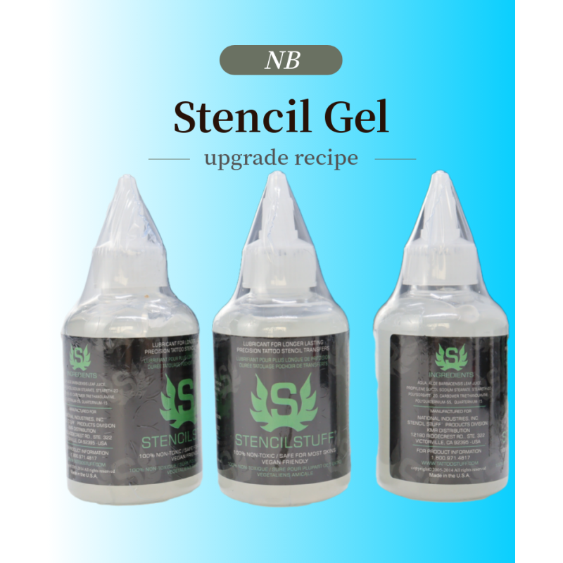 NB Stencil Gel,Tattoo Stencil Transfer Gel,Application Solution,8oz