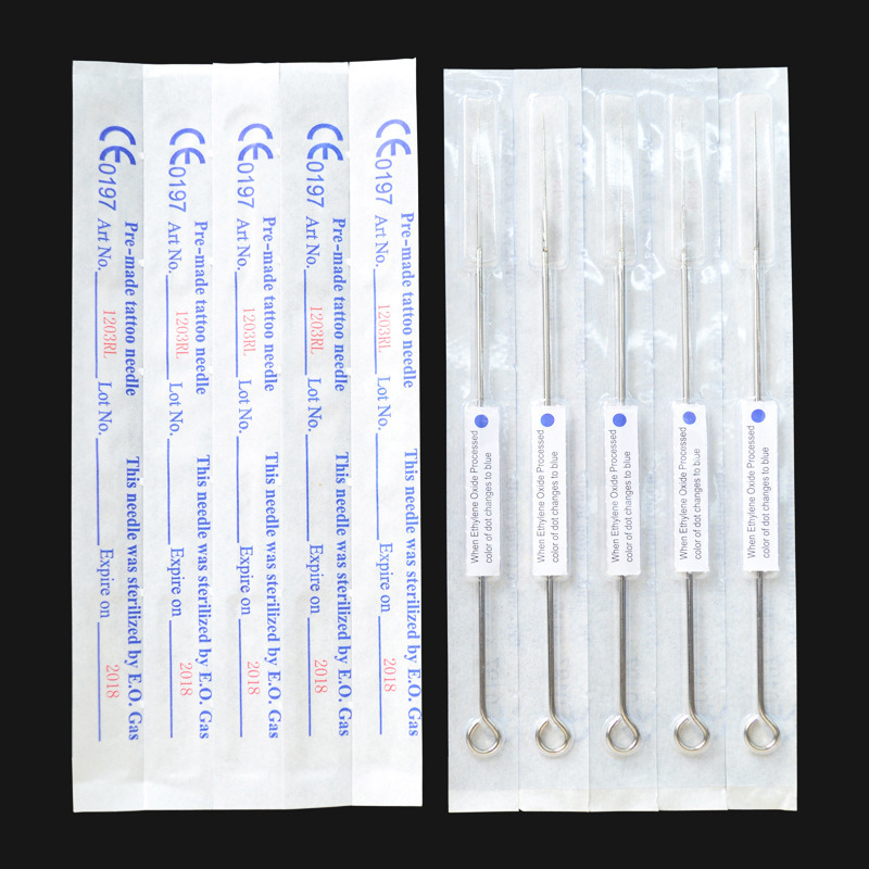 Boutique tattoo needle fog arc needle row conventional traditional long needle 50 a box of tattoo secant needle round needle row needle