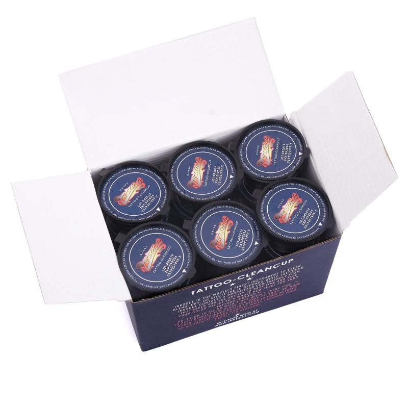 18pcs Dip Cup Caps,Disposable Rinse Dip Foam Cups Caps,Professional Cleaning for Tip Rinse Dip Clean Supplies