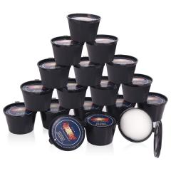 18pcs Dip Cup Caps,Disposable Rinse Dip Foam Cups Caps,Professional Cleaning for Tip Rinse Dip Clean Supplies