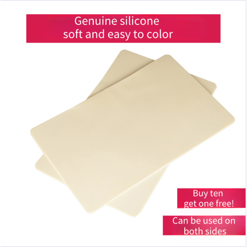 Special for tattoo, novice practice skin, soft and thick silicone material, suitable for all kinds of tattoo practice