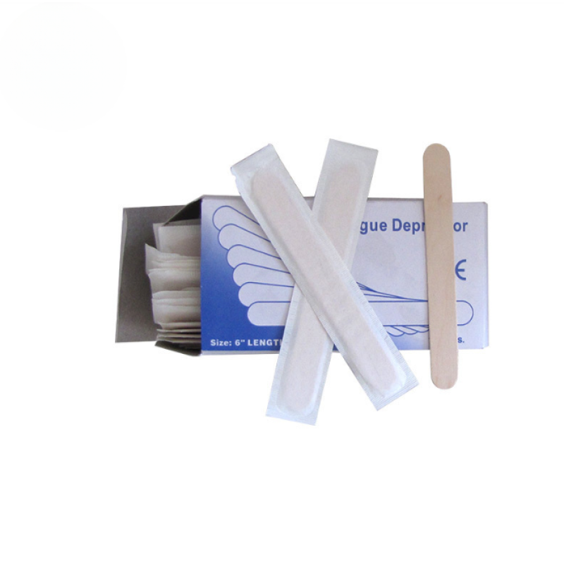 Disposable spatula wooden individual packaging 100 pieces