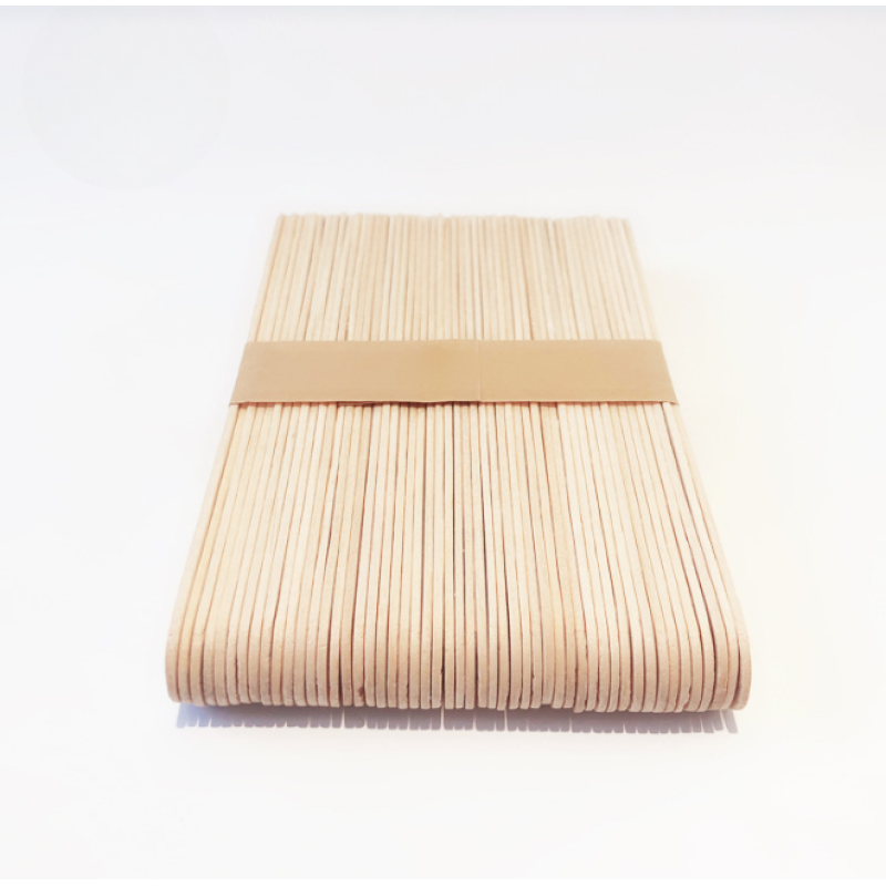 Disposable spatula wooden individual packaging 100 pieces