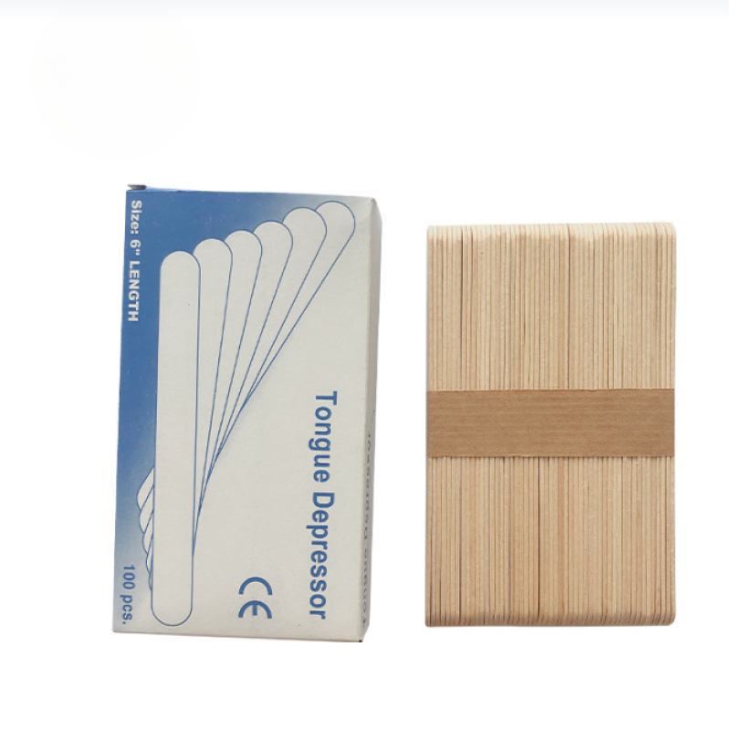 Disposable spatula wooden individual packaging 100 pieces