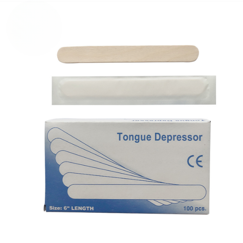 Disposable spatula wooden individual packaging 100 pieces
