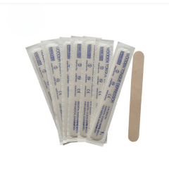 Disposable spatula wooden individual packaging 100 pieces