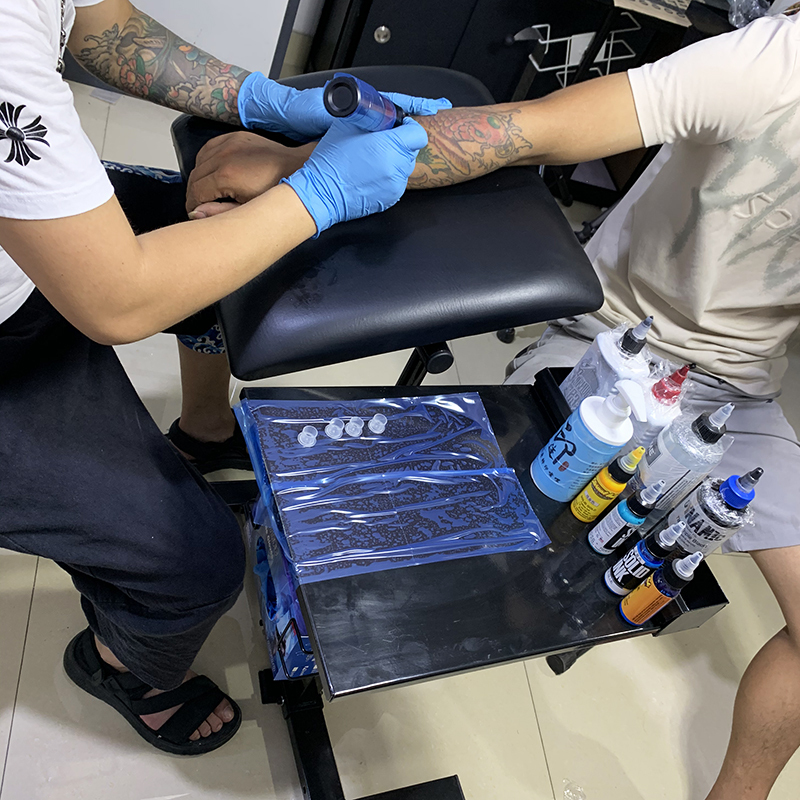 Multifunctional Hand Holder for Tattoos, Versatile, Metal Frame, Thickened Cushion, Adjustable Height