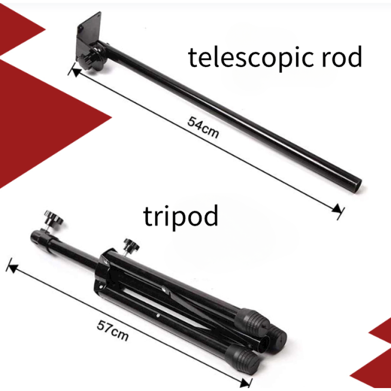 Tattoo Stand, Adjustable Angle and Height Sponge Pad Tattoo Hand Holder, Stable Tripod