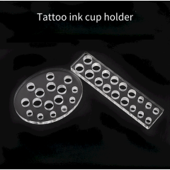 Tattoo ink cup holder, two styles are available, large, medium and small cups, tattoo pigment accessories