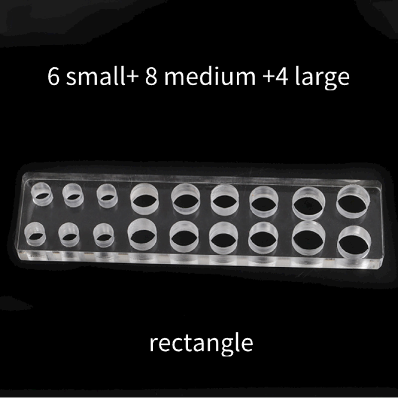 Tattoo ink cup holder, two styles are available, large, medium and small cups, tattoo pigment accessories