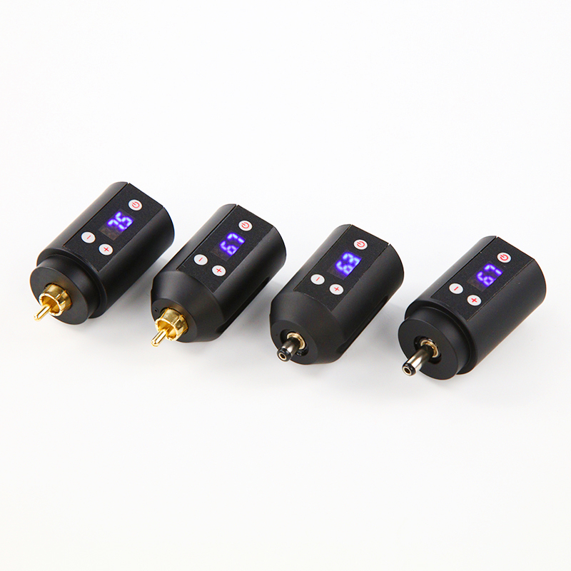 Tattoo power supply Wireless,RCA DC 15000mA Silicone button 1001-67 68