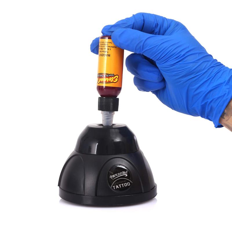 Inksoul Lab Vortex Shakers 7000 RPM Mini Vortex Mixer for Paints Tattoo Ink Gel Polish and Eyelash Adhesives Lab Paint Mixer Nail Polish Shaker