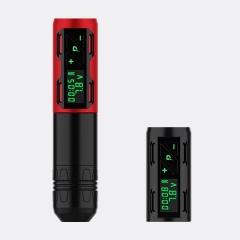 NB wireless tattoo pen,Tattoo machine, Hollow cup motor with strong power and fast speed, 1800mah Long work time,Digital LCD display，Suitable for various tattoo styles