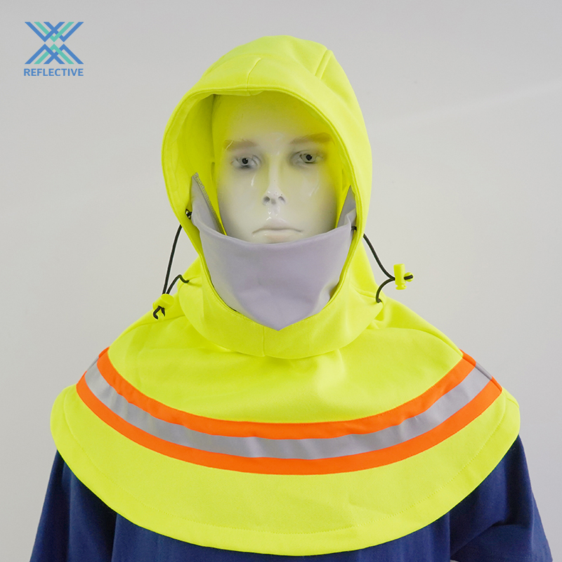 Neck Shield Wide Brim Neck Protect Sun Protection For Hardhat Foldable High Visibility  Neck Shield For Hardhat