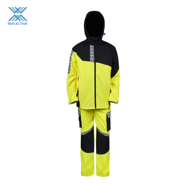 high vis workwear suit