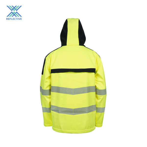 Hi VIS Reflective Safety Hoodie Long Sleeve Safety Hoodie Jacket With Pocket