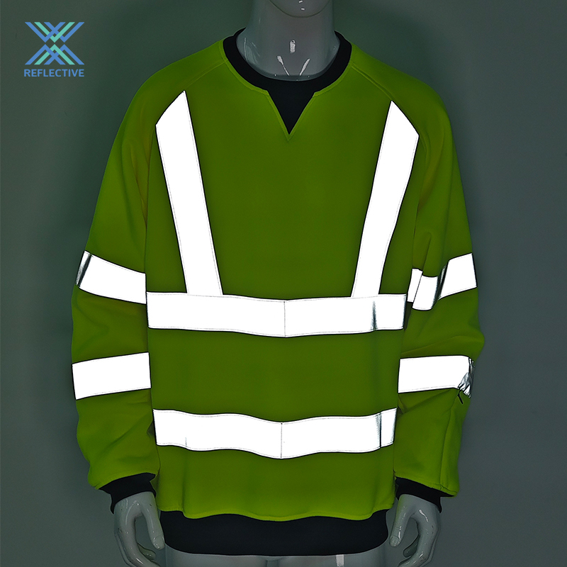 High vis reflective fleece