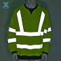 High vis reflective fleece