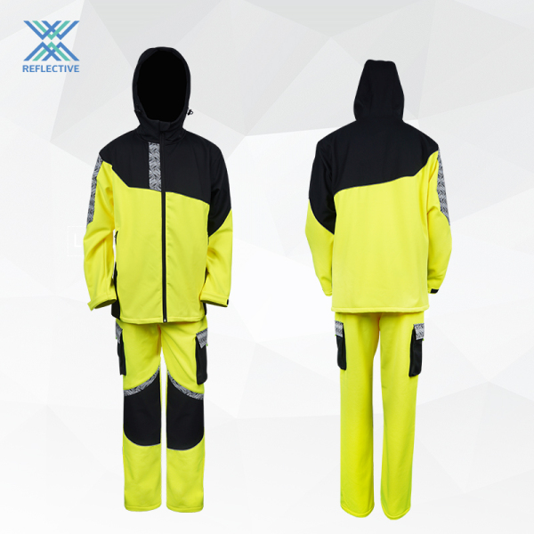 high vis workwear suit