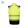 High-vis softshell bodywarmer vest