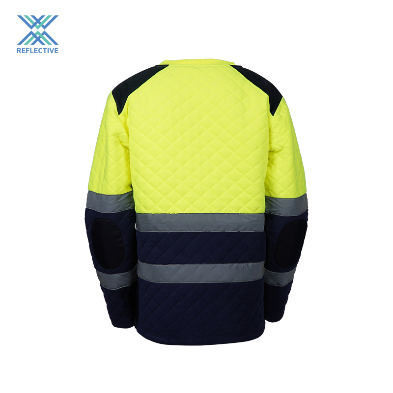 Two-tone high visibility jersey with anti-pilling treatment  KNITTED JUMPER