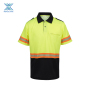 high vis polo short sleeve shirt