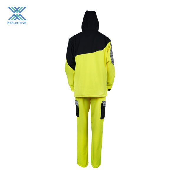 high vis workwear suit