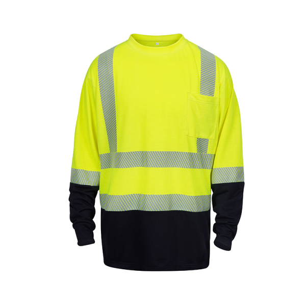 AOKE LT02 Long Sleeve Class 3 Black Bottom Shirt Customizable LOGO