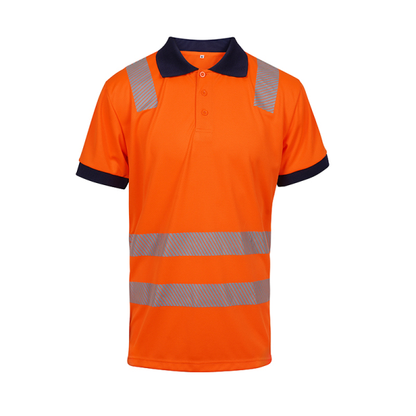 Aoke ST02 Hi-Vis Short Sleeved Polo Shirt